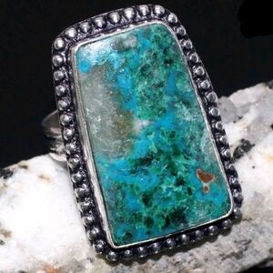 🩵Crysocolla Gemstone Ring